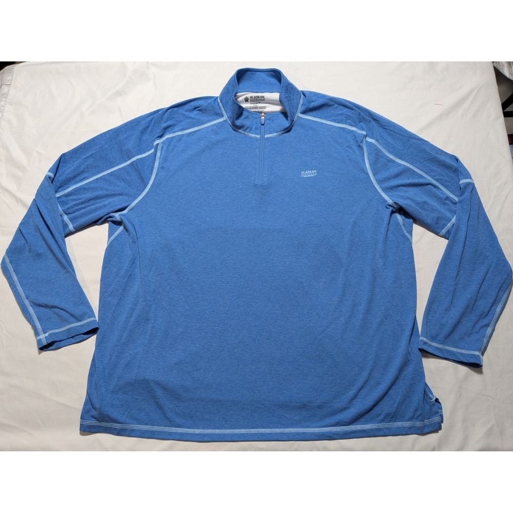 ALASKAN HARDGEAR BY DULUTH - Men 3XL Standard Fit‎ 1/4 Zip Vented Fishing Shirt